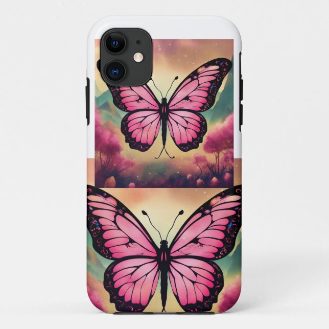 Coques Case-Mate iPhone Couverture iPhone papillon (Dos)