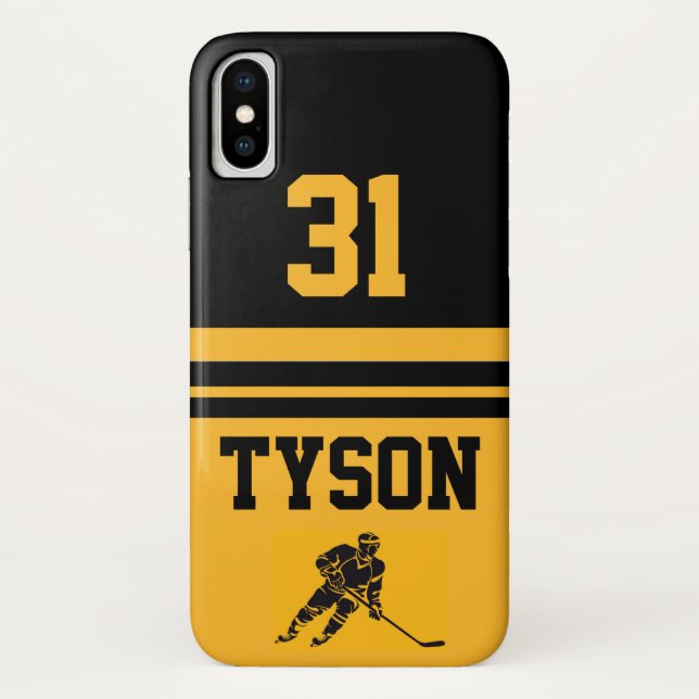 Coques Case-Mate iPhone Couverture iPhone personnalisée Hockey (Dos)