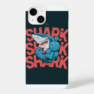 Coque Case-Mate iPhone "Couverture Requin Féroce – Énergie de la Bête Océ