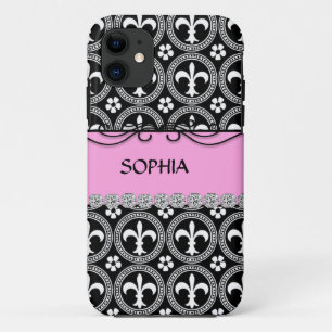 Etui iPhone Case-Mate COUVERTURE ROSE CHIQUE de French Fleur de Lis