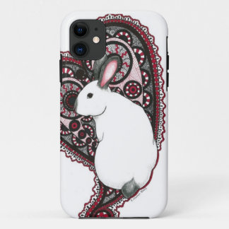 Coque Case-Mate iPhone Couverture rouge de téléphone portable de lapin