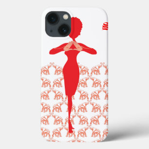 Coques Pour iPhone Couverture rouge d'iPad d'éléphant