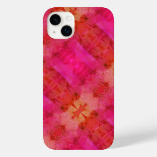 Coque Case-Mate iPhone Couverture rouge et rose Abstraite