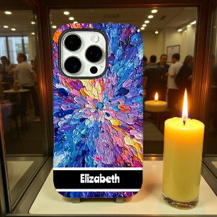 Coque iPhone 16 Pro Couverture téléphonique Abstraite Constellation pe