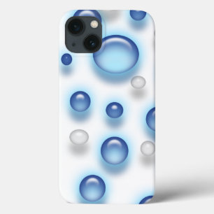 Coque Case-Mate iPhone Couverture téléphonique - Bulles bleues