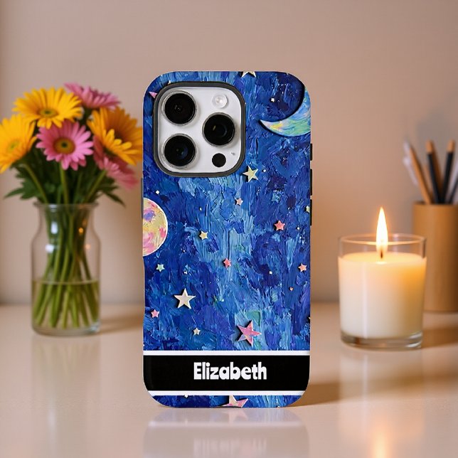 Coques Case-Mate iPhone Couverture téléphonique de nuit céleste personnali (Créateur téléchargé)