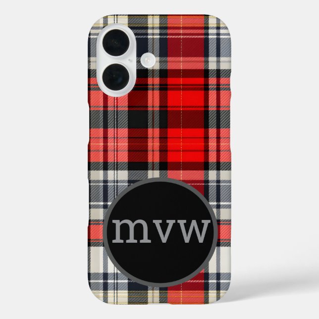 Coques Case-Mate iPhone Couverture téléphonique personnalisée Tartan avec  (Verso)