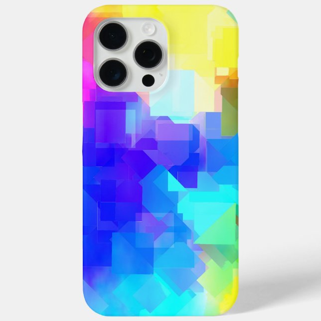 Coques Case-Mate iPhone Couverture texturée Abstraite multicolore pour iPh (Verso)