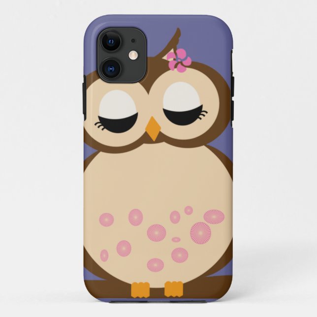 Coques Case-Mate iPhone Couvertures mignonnes du hibou iphone5 de bébé (Dos)