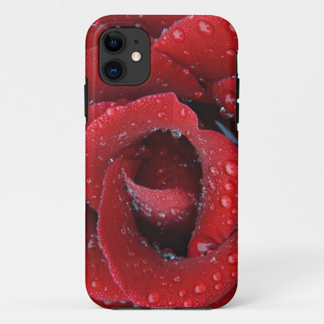 Coques Case-Mate iPhone Couvre-tombe recouvert de roses rouges sur le site (Dos)