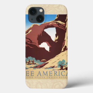 Etui iPhone Case-Mate Cow-boy Désert Vintage Western Chevaux