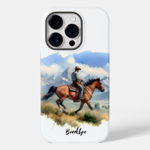 Coque Case-Mate iPhone Cow-boy sur cheval bai