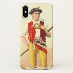 Coque Case-Mate iPhone Cowboy d'Appenzell dans le costume suisse