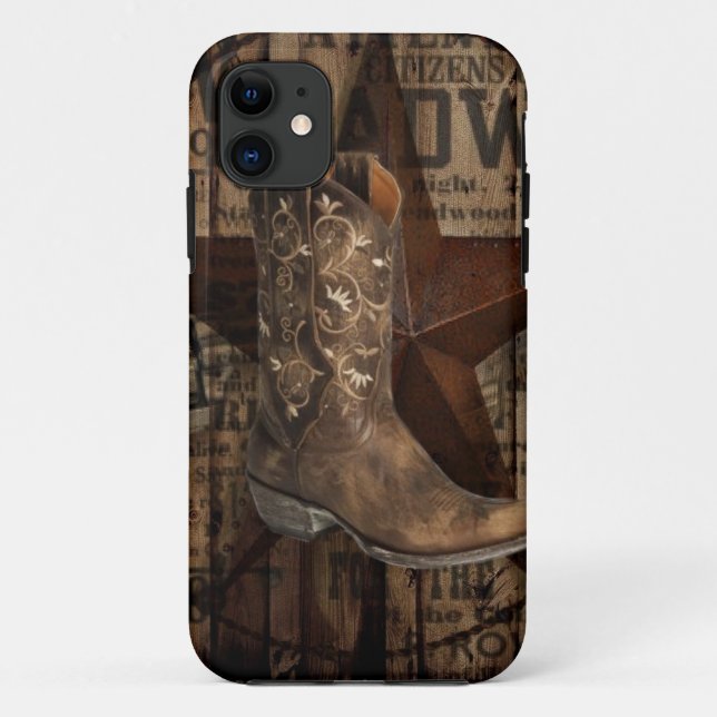Coques Case-Mate iPhone Cowboy solitaire primitif de pays occidental (Dos)