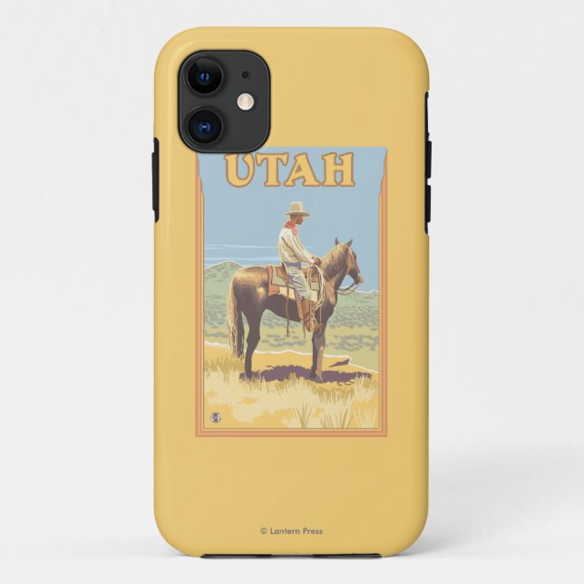 Coques Case-Mate iPhone Cowboy (vue de côté) Utah (Dos)