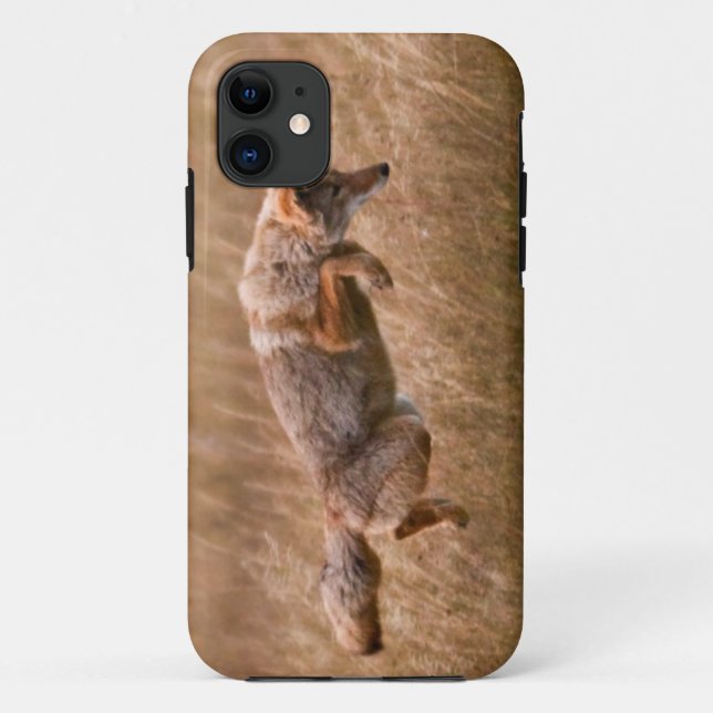 Coques Case-Mate iPhone Coyote sautant - prés de gibbon (Dos)