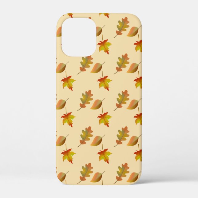 Coques Case-Mate iPhone Cozy autumn maple leaves oak leaves  (Verso)