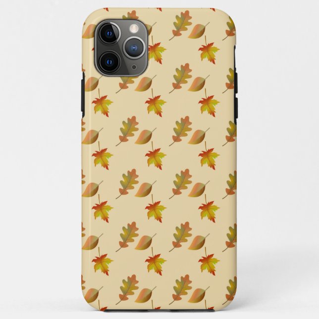 Coques Case-Mate iPhone Cozy autumn maple leaves oak leaves (Dos)