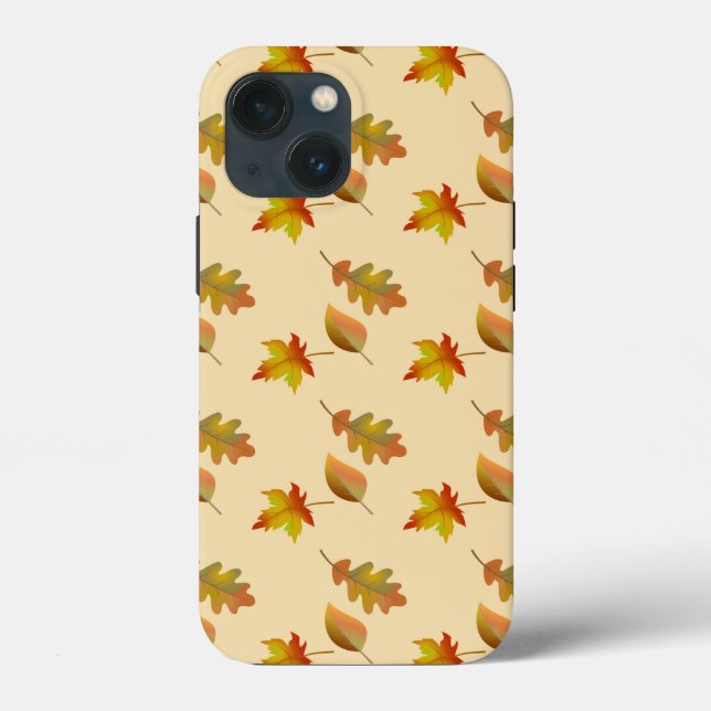 Coques Case-Mate iPhone Cozy autumn maple leaves oak leaves (Verso)