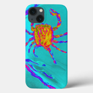 Etui iPhone 13 Crabe cool Art sous-marin