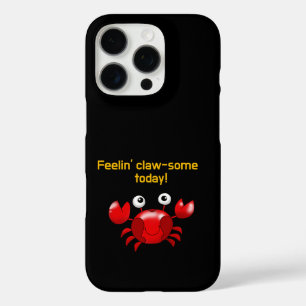 Coque iPhone 16 Pro Crabe mignon et amusant pour les amoureux des océa