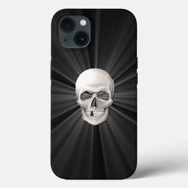 Coques Case-Mate iPhone Crâne 3D lumineux (Verso)