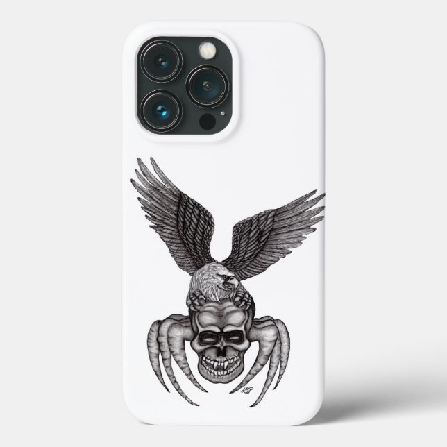 Coques Case-Mate iPhone Crâne à aigle (Verso)