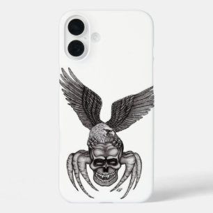 Coque Pour iPhone 16 Plus Crâne à aigle