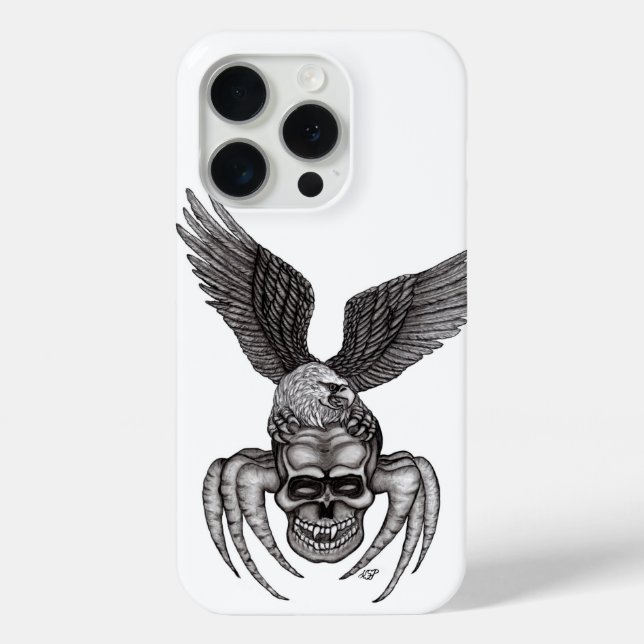 Coques Case-Mate iPhone Crâne à aigle (Verso)
