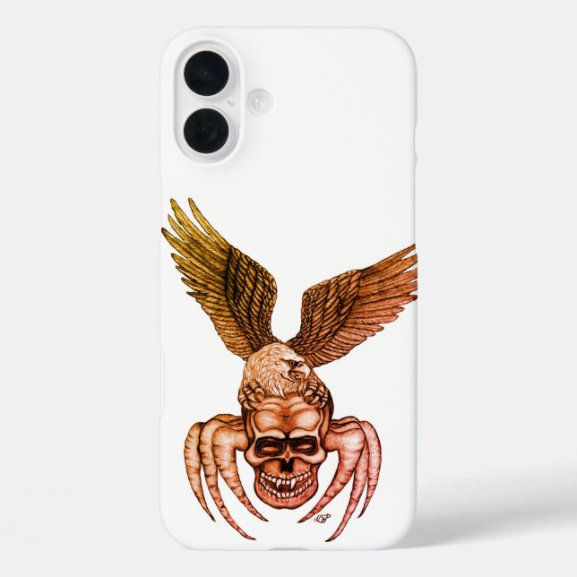 Coques Case-Mate iPhone Crâne à aigle (Verso)