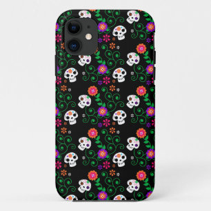 Etui iPhone Case-Mate crâne à sucre noir