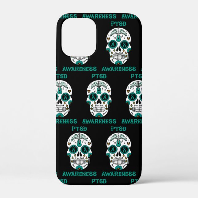 Coques Case-Mate iPhone Crâne à sucre/sensibilisation...SSPT (Verso)
