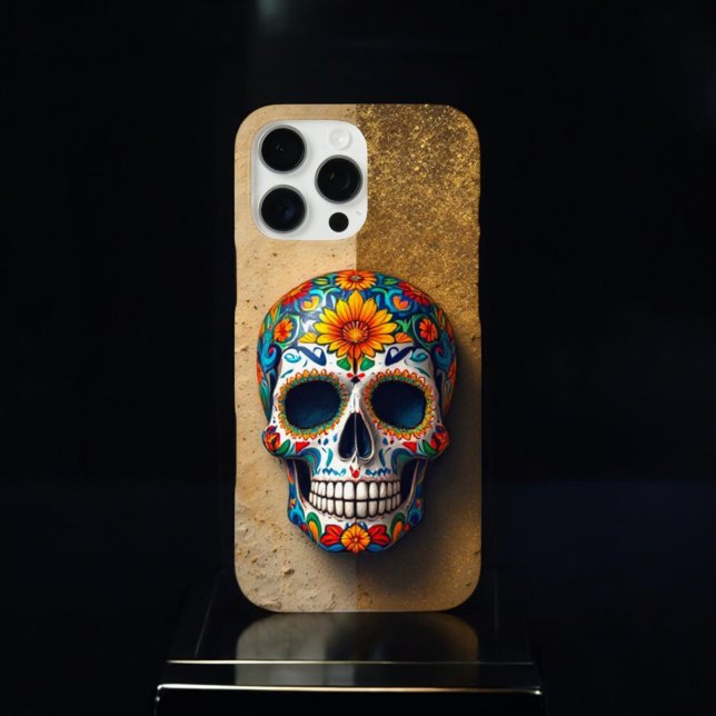 Coques Case-Mate iPhone Crâne à sucre vivant (Créateur téléchargé)