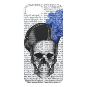 Coque Case-Mate iPhone Crâne avec Casquette bleu