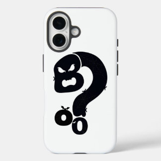 Coque Pour iPhone 16 Crâne Boo Point d'Interrogation 