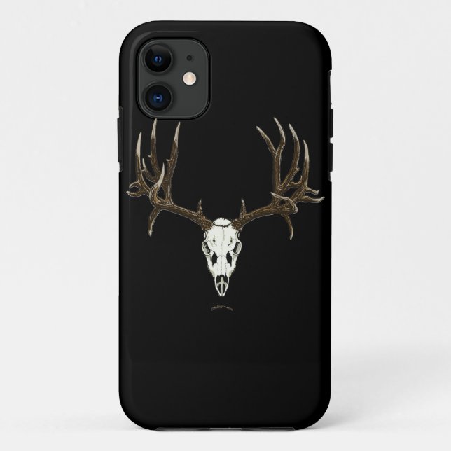Coques Case-Mate iPhone Crâne de cerfs communs de mule (Dos)
