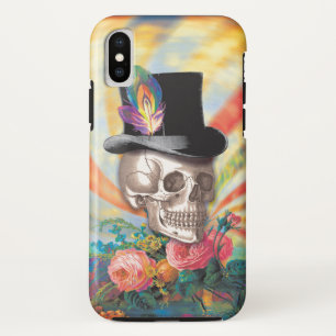 Coque Case-Mate Pour iPhone Crâne de chapeau psychédélique supérieur