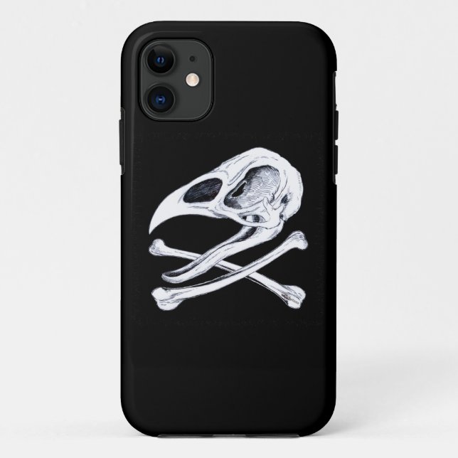 Coques Case-Mate iPhone Crâne de coq et os croisés (Dos)