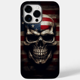 Coque Case-Mate iPhone Crâne de drapeau américain