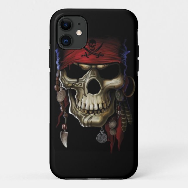 Coques Case-Mate iPhone Crâne de pirate (Dos)