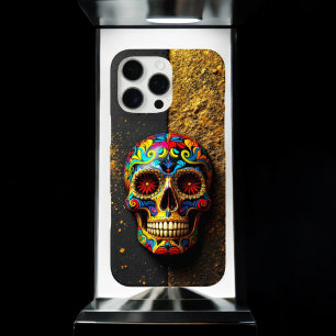 Coque iPhone 16 Pro Max Crâne de sucre artistique