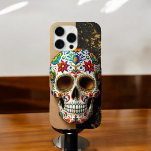 Coque iPhone 16 Pro Max Crâne de sucre décoratif