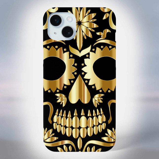 Coques Case-Mate iPhone Crâne de sucre Fête mexicaine de l'art culturel mo (Créateur téléchargé)
