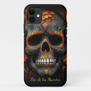 Case-Mate iPhone Case Crâne de sucre floral Dia de los Muertos Calavera