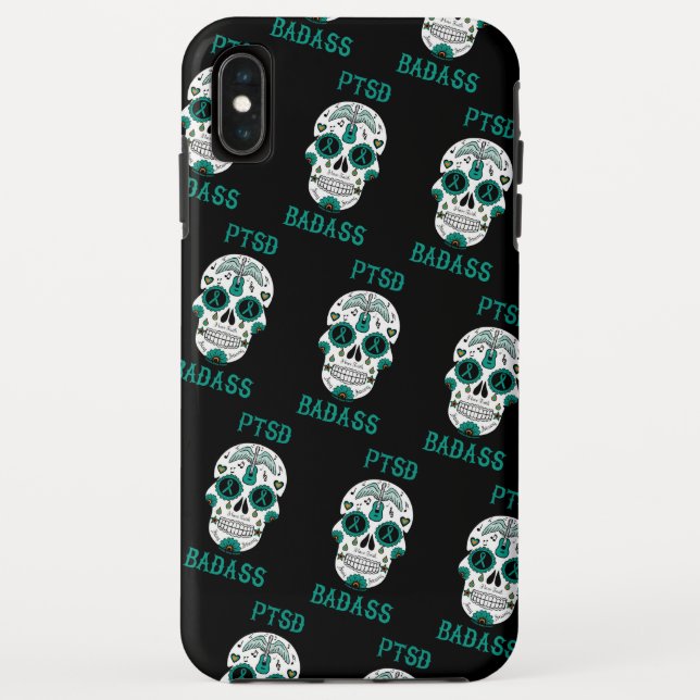 Coques Case-Mate iPhone Crâne de Sucre...PTSD (Dos)