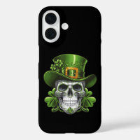 Crâne de Sucre Saint Patrick Shamrock