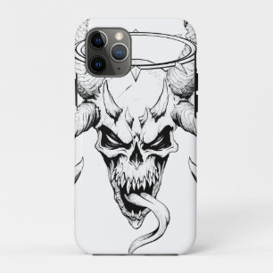 Case-Mate iPhone Case Crâne divin blanc de la mort