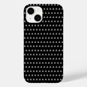 Coque Case-Mate iPhone crâne effrayant sur fond noir