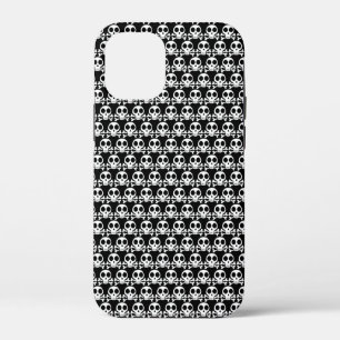 Case-Mate iPhone Case Crâne éffrayant sur un arrière - plan noir