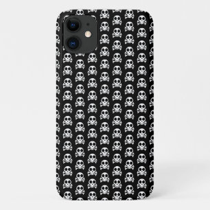 Case-Mate iPhone Case Crâne éffrayant sur un arrière - plan noir